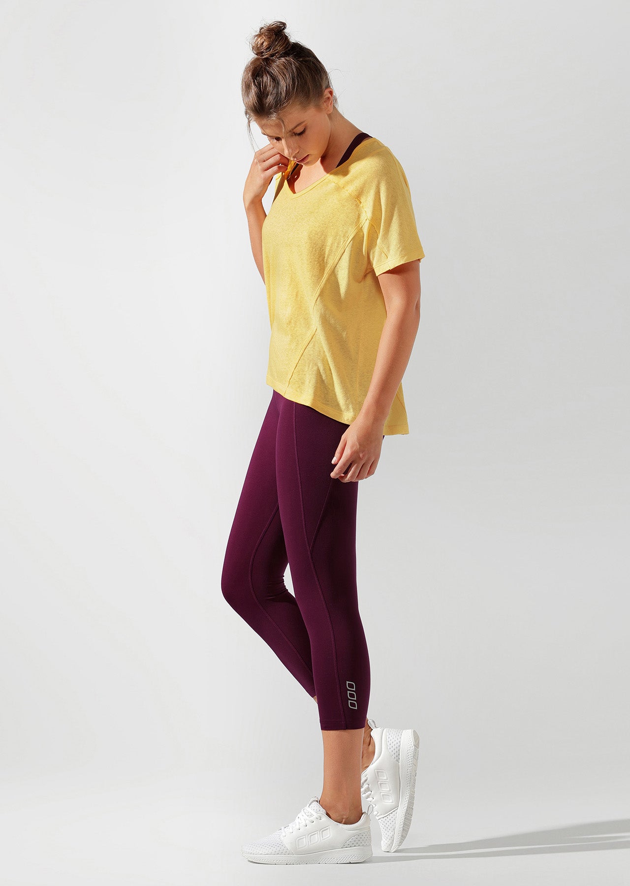 Lorna Jane Weekend Infrared Tee - Mustard