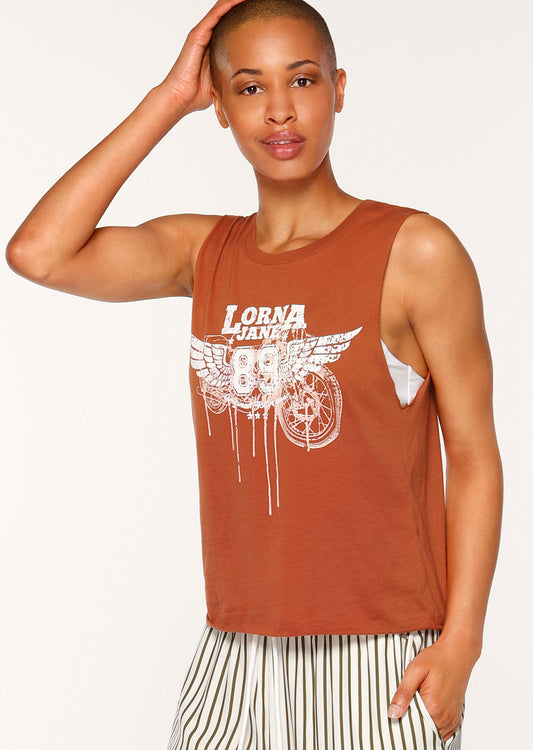 Lorna Jane Weekender Tank - RUST