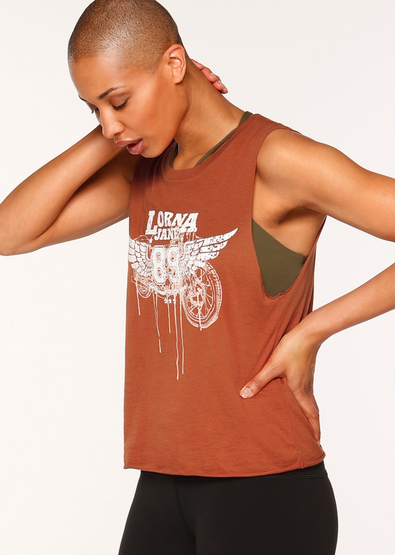 Lorna Jane Weekender Tank - RUST