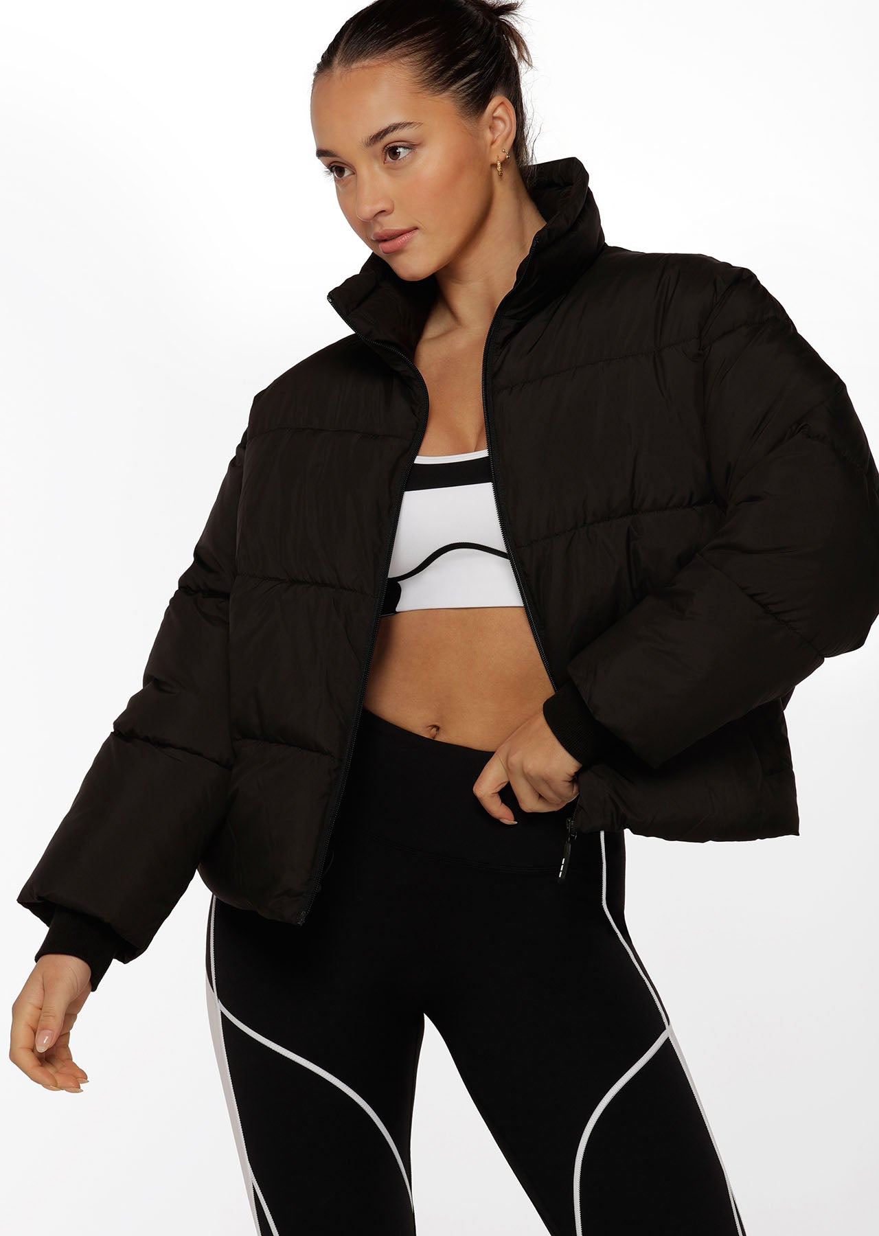 Lorna Jane Weightless Puffer Jacket - Black