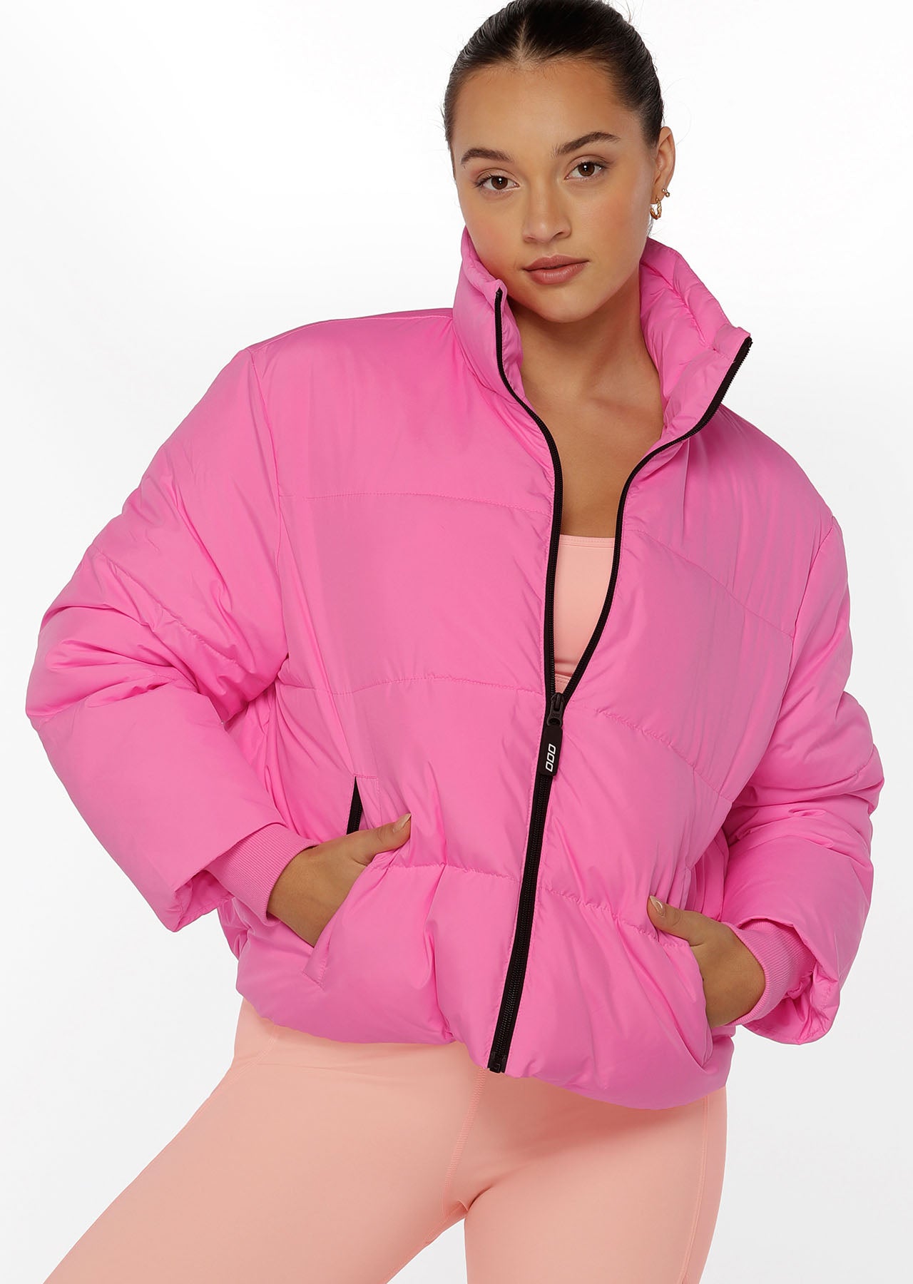 Lorna Jane Weightless Puffer Jacket - Milkshake