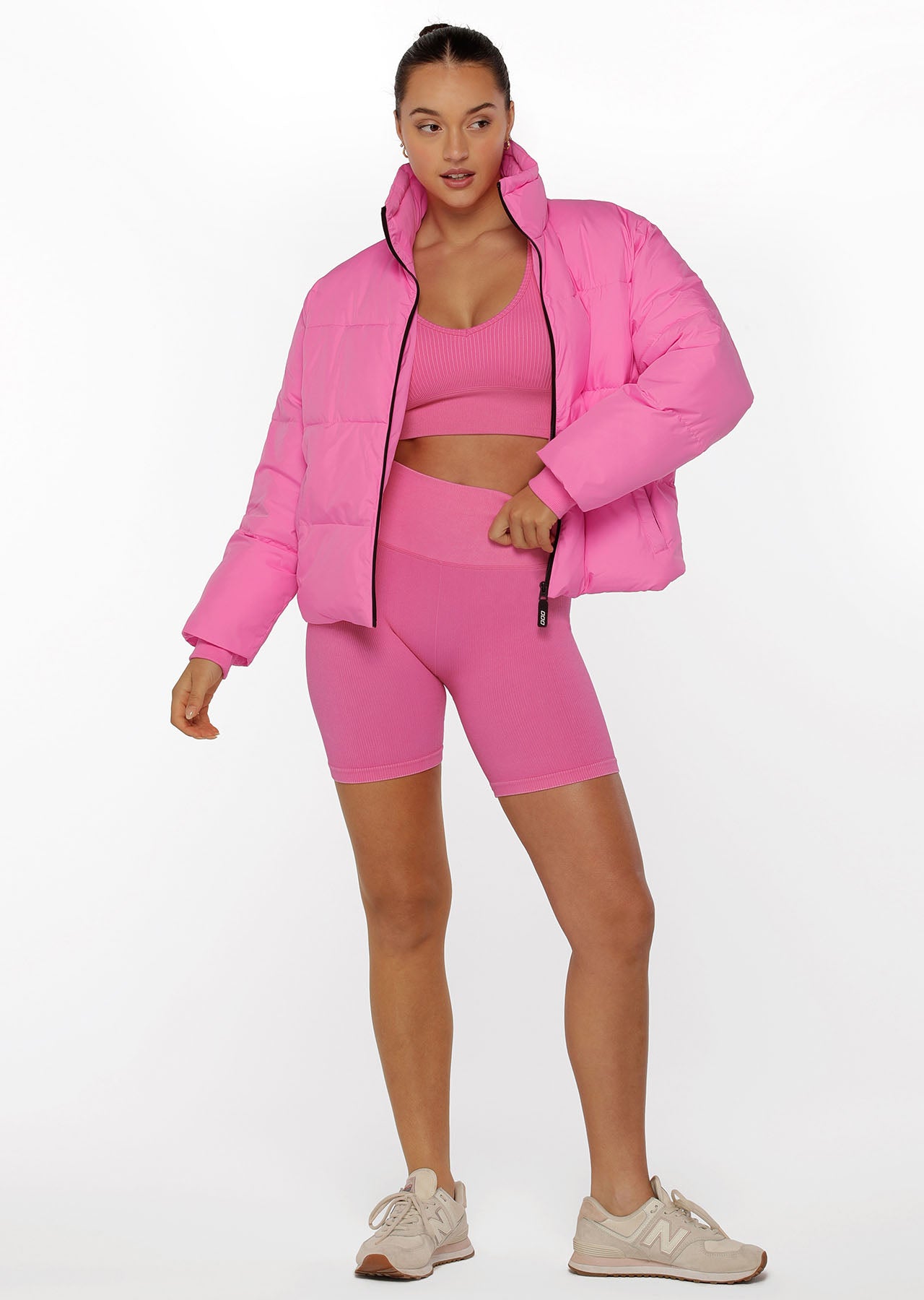 Lorna Jane Weightless Puffer Jacket - Milkshake