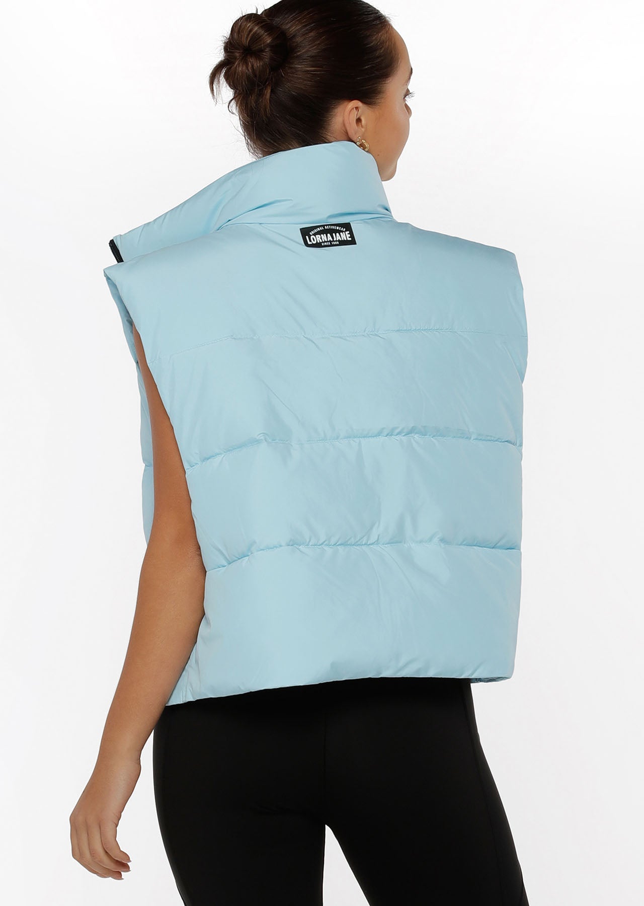 Lorna Jane Weightless Puffer Vest - Blue Sky