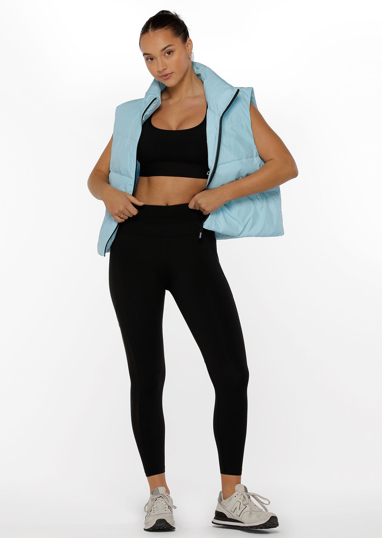 Lorna Jane Weightless Puffer Vest - Blue Sky