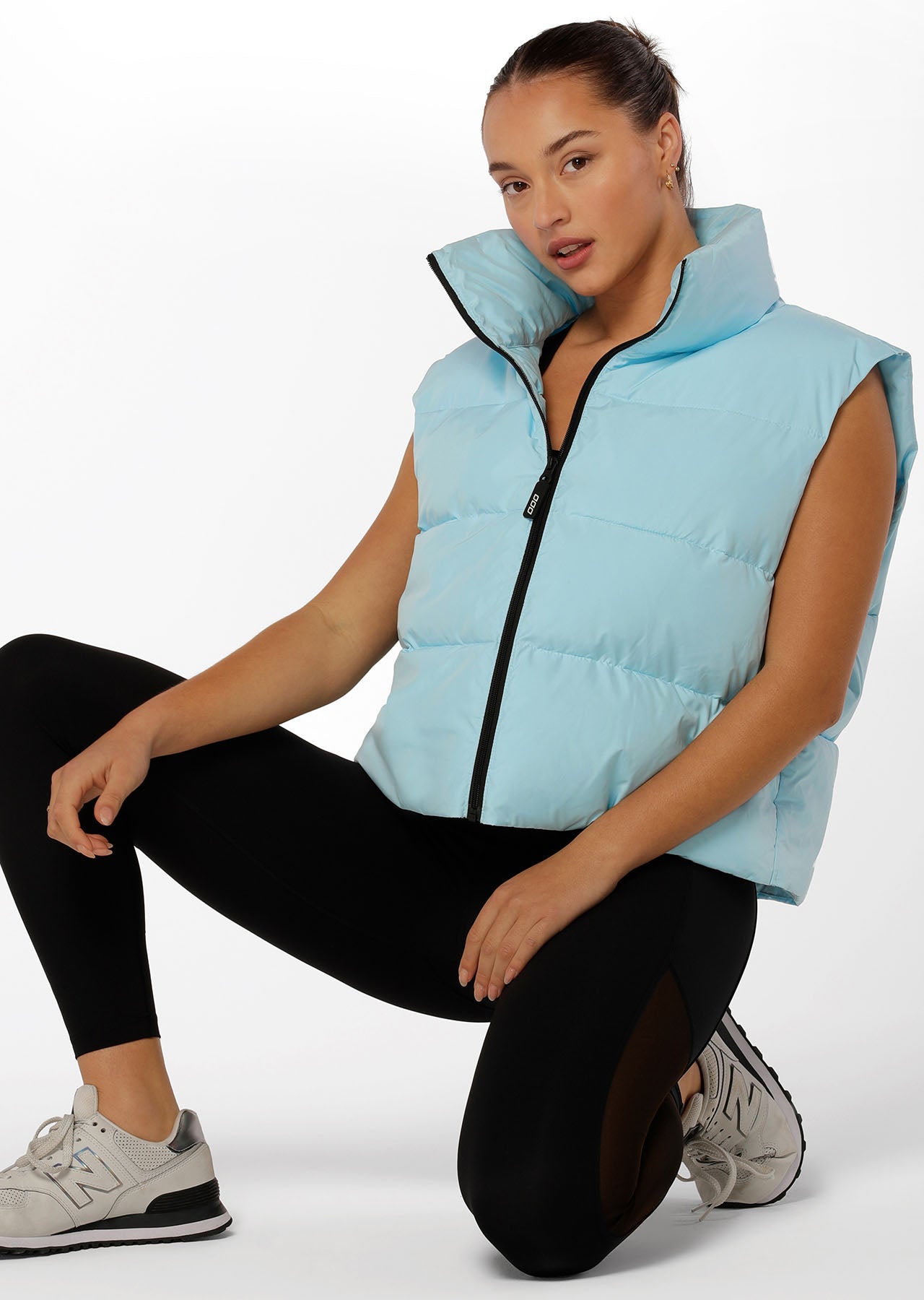 Lorna Jane Weightless Puffer Vest - Blue Sky