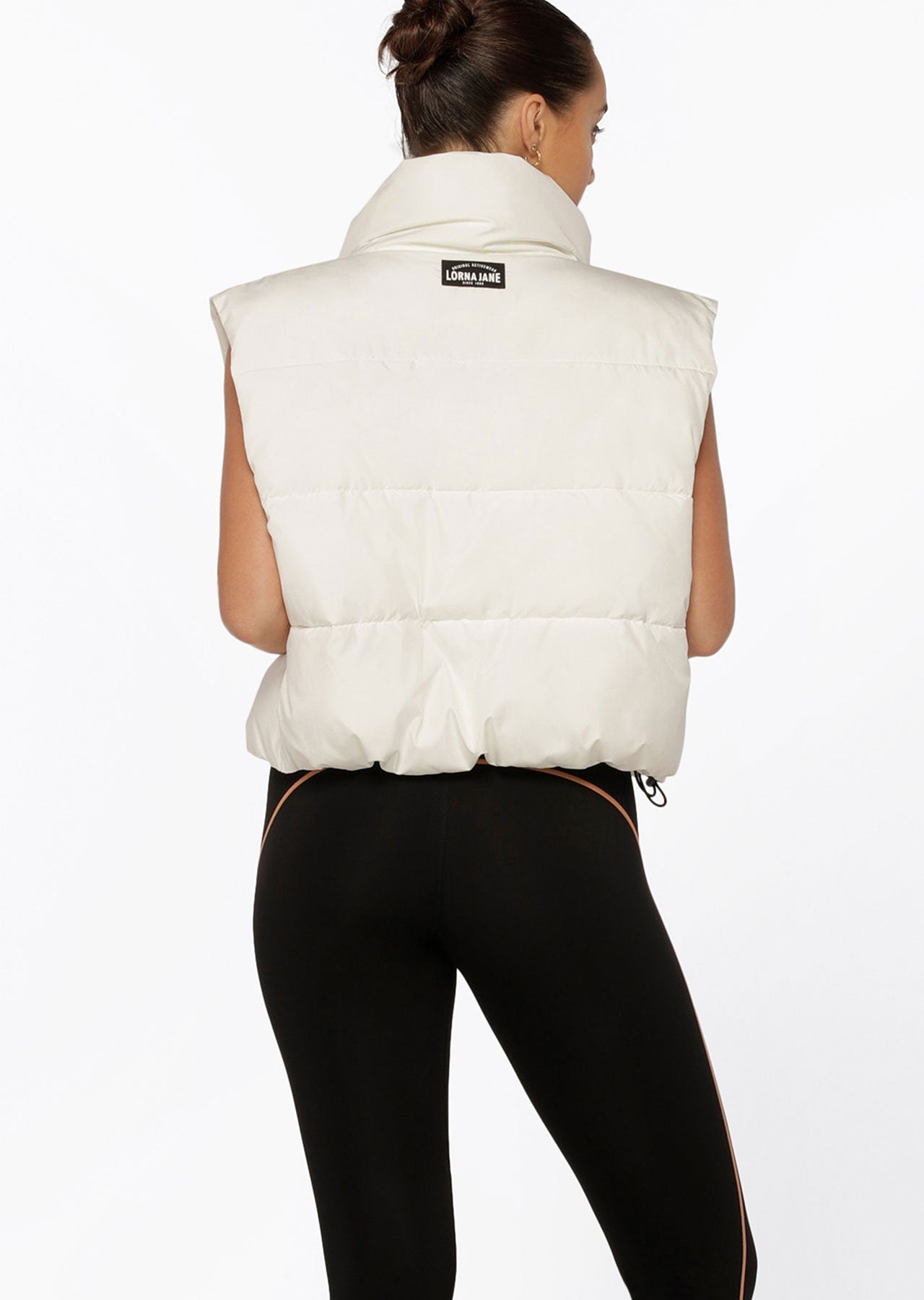 Lorna Jane Weightless Puffer Vest - Porcelain