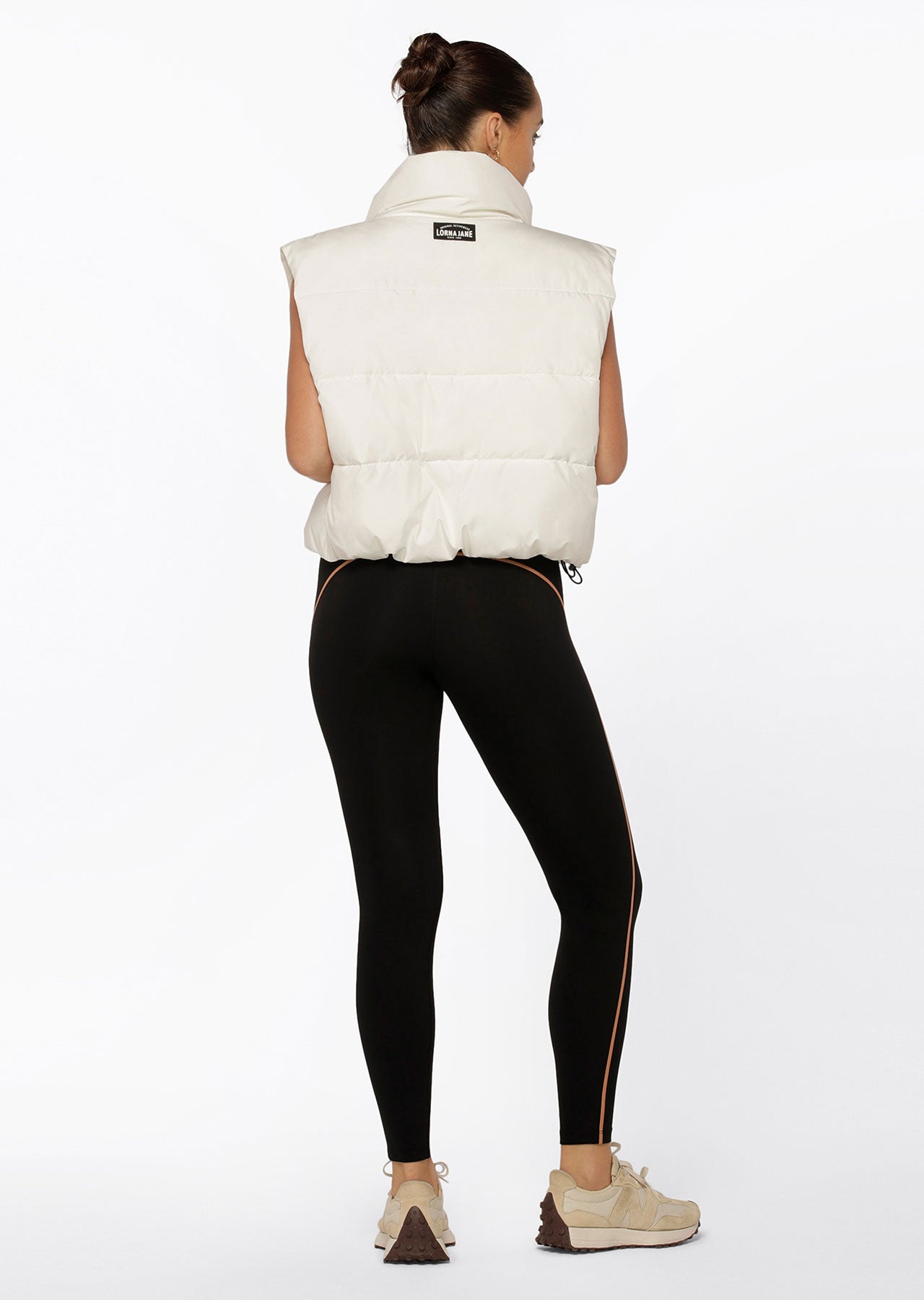 Lorna Jane Weightless Puffer Vest - Porcelain