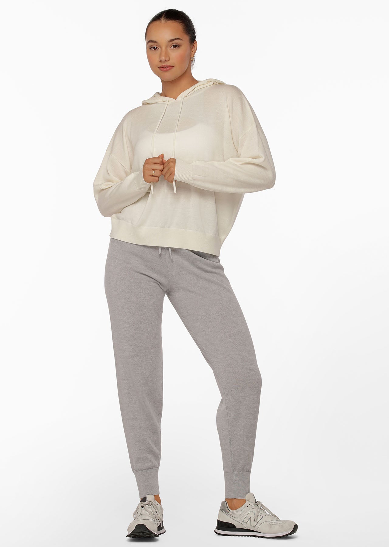 Lorna Jane Wellness Hoodie - Cream