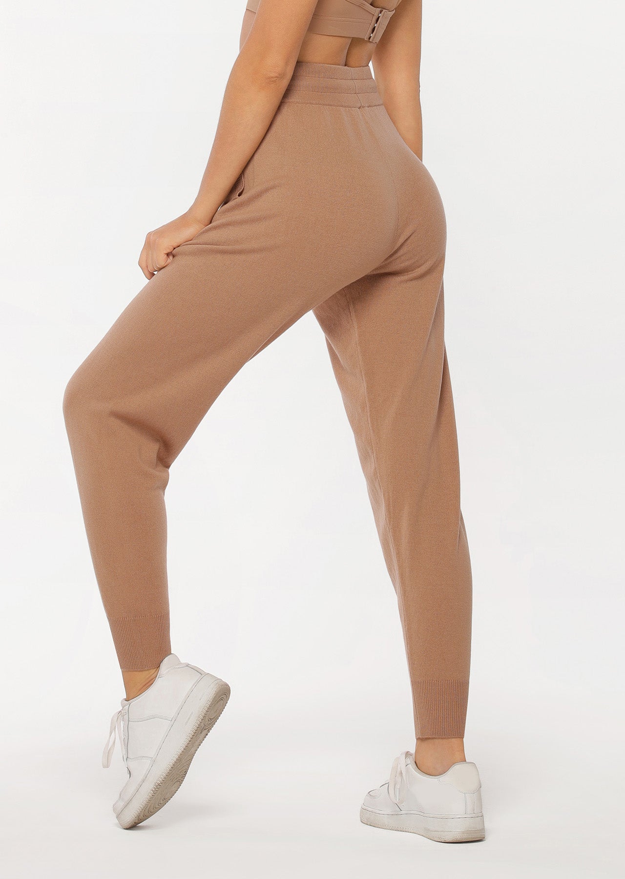 Lorna Jane Wellness Wool Trackpant - Biscuit