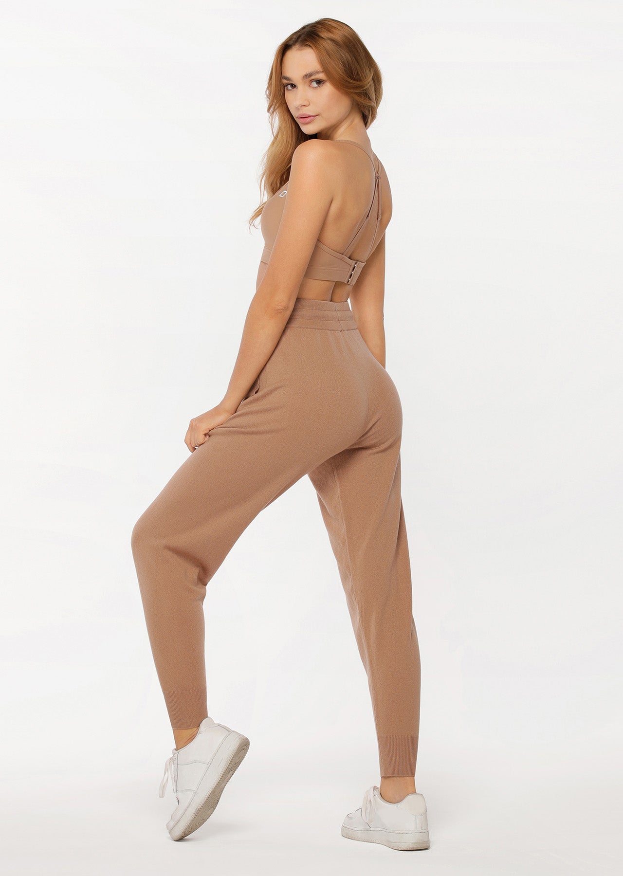 Lorna Jane Wellness Wool Trackpant - Biscuit