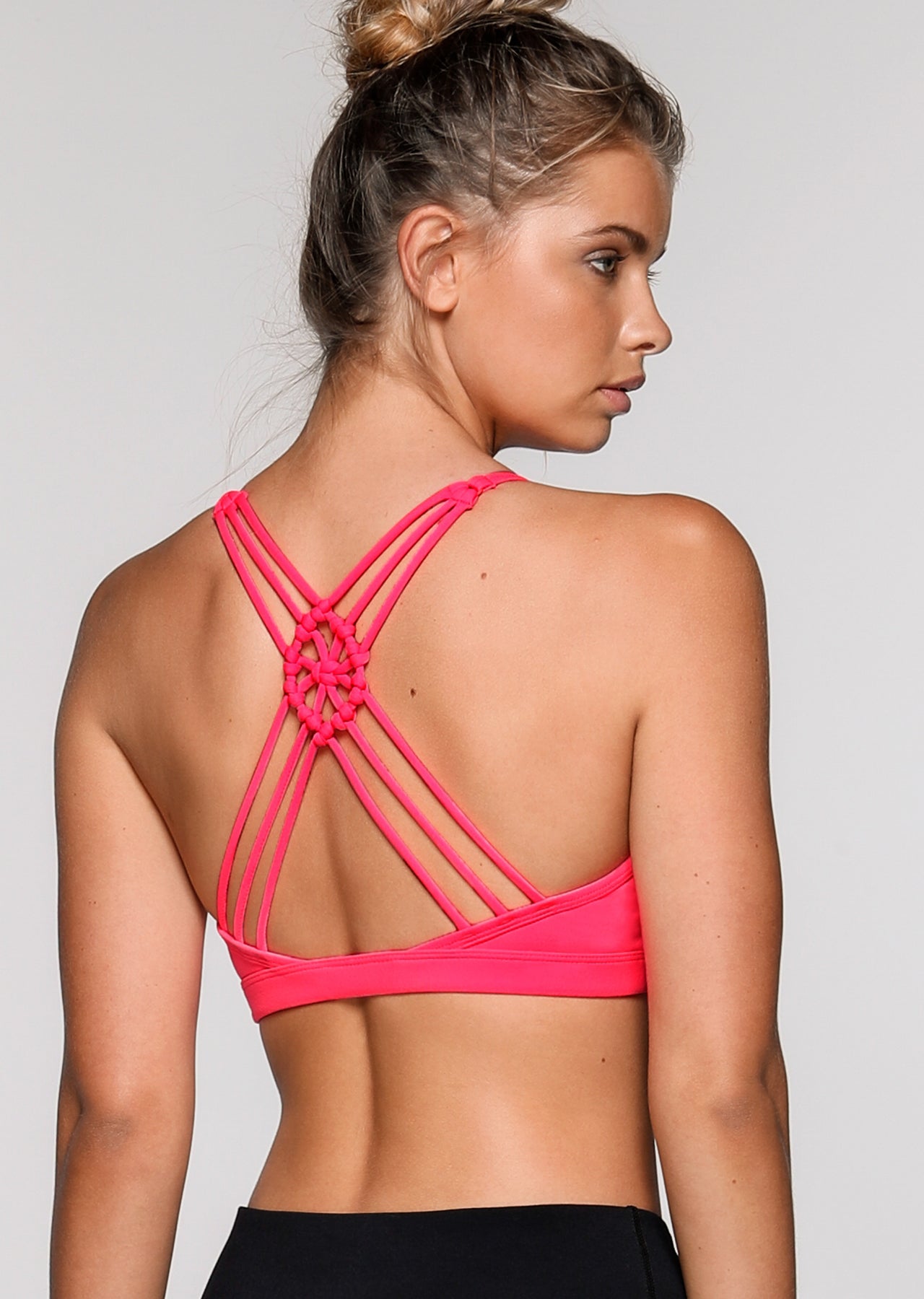 Lorna Jane Willow Sports Bra - Funky Pink