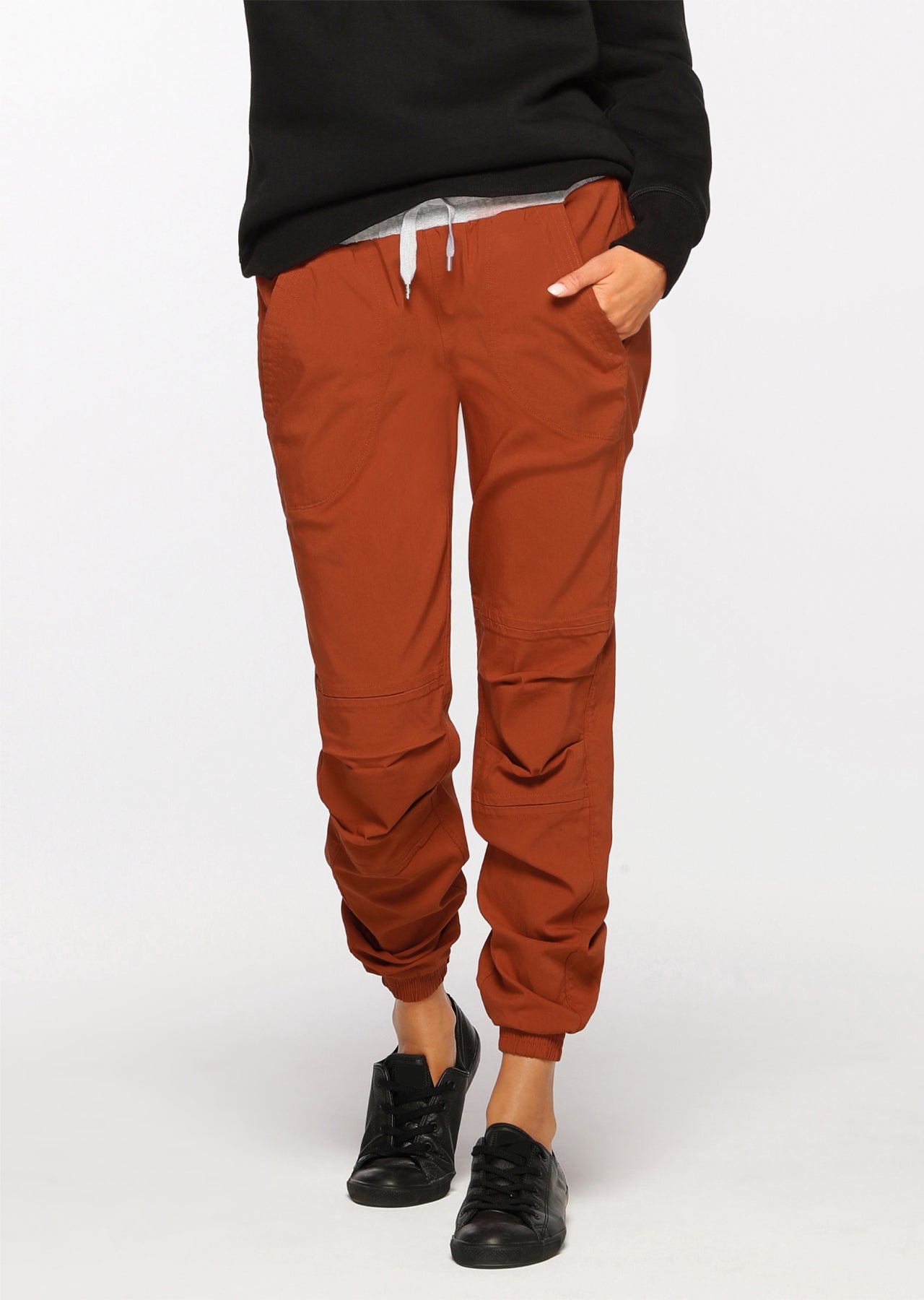 Lorna Jane Winter Flashy Full Length Pant - RUST