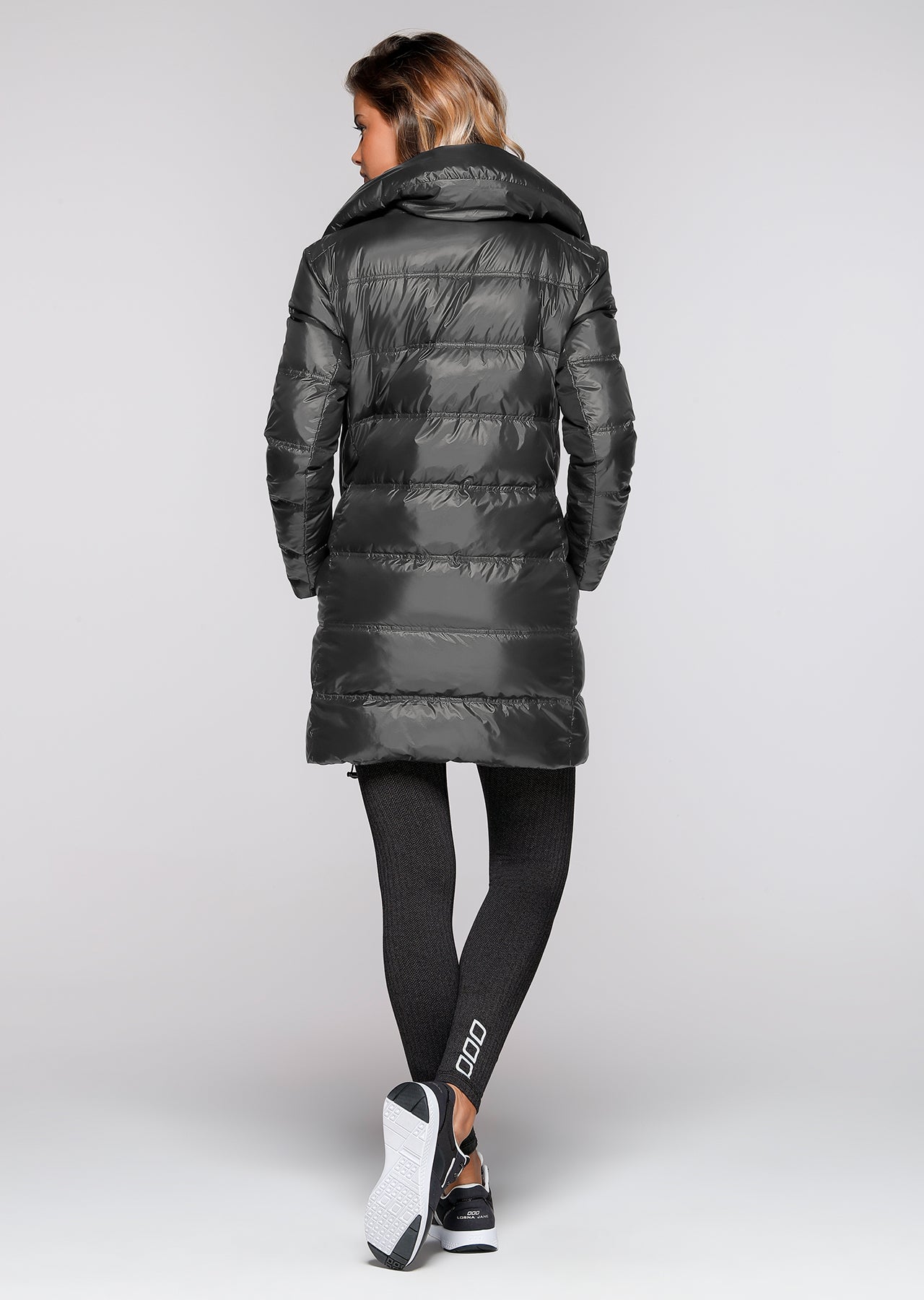 Lorna Jane Winter Solstice Down Jacket - Black Marl