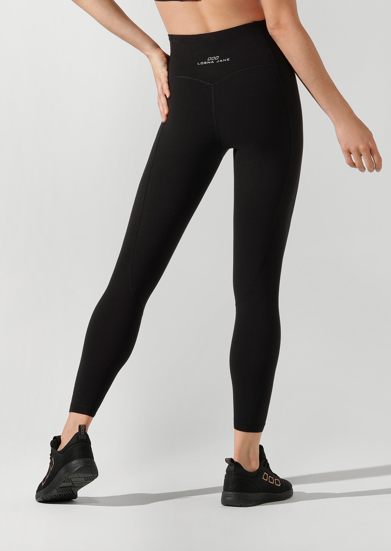 Lorna Jane Winter Thermal Core Ankle Biter Tight - Black