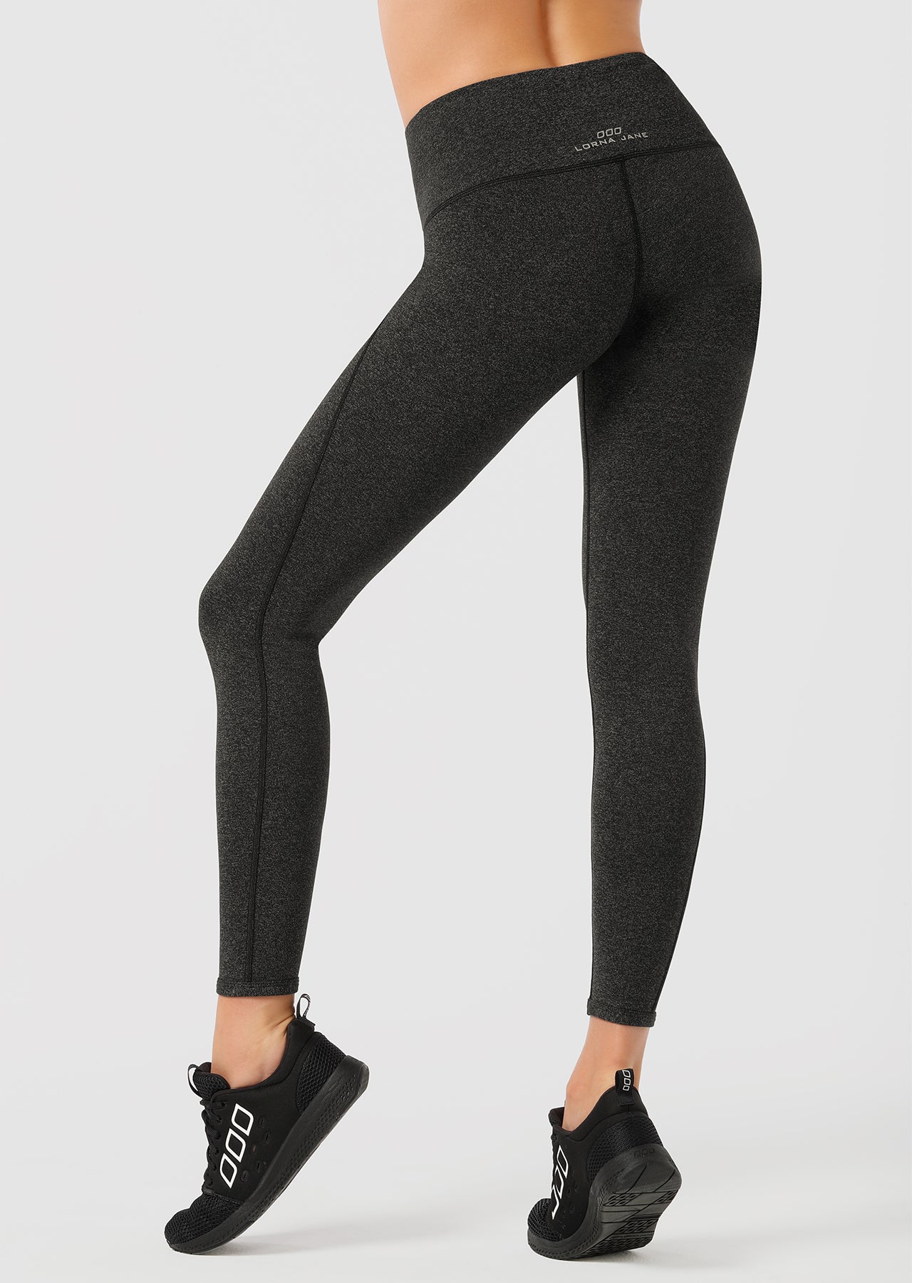 Lorna Jane Winter Thermal Core F/L Tight - Black Marl