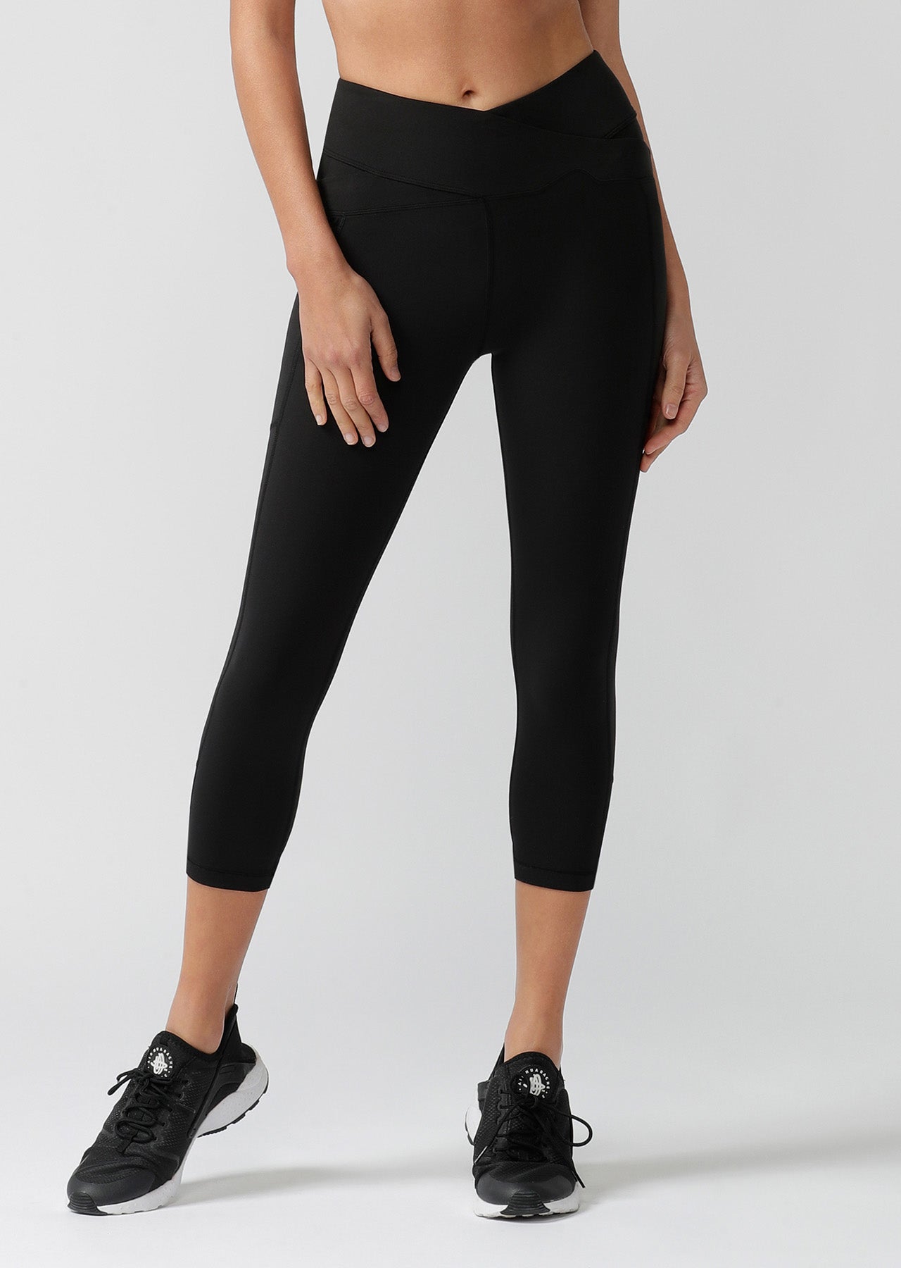 Lorna Jane Wrap It Up 7/8 Leggings - Black