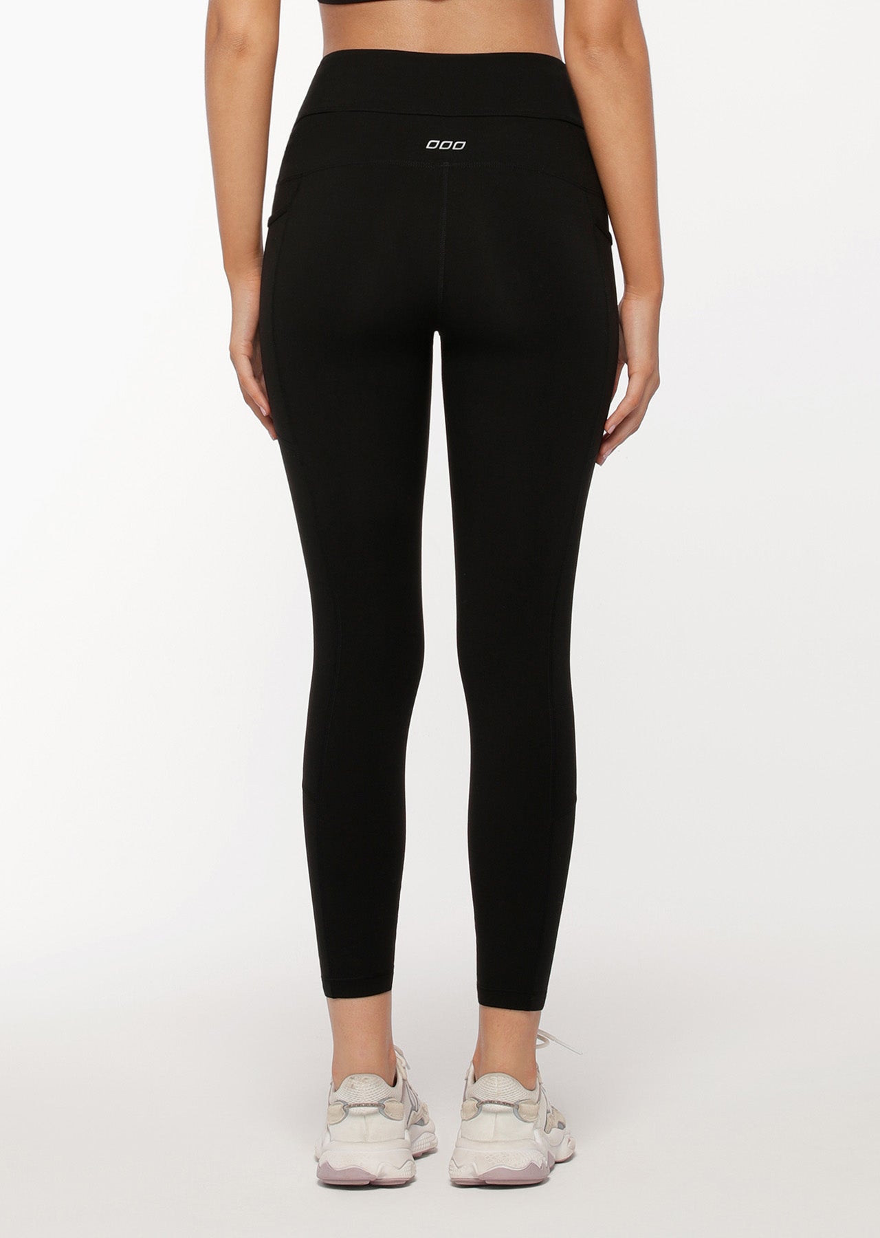 Lorna Jane Wrap It Up Ankle Biter Leggings - Black