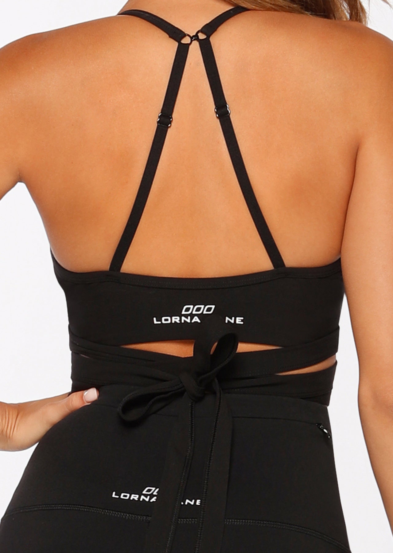 Lorna Jane Wrap It Up Bra - Black