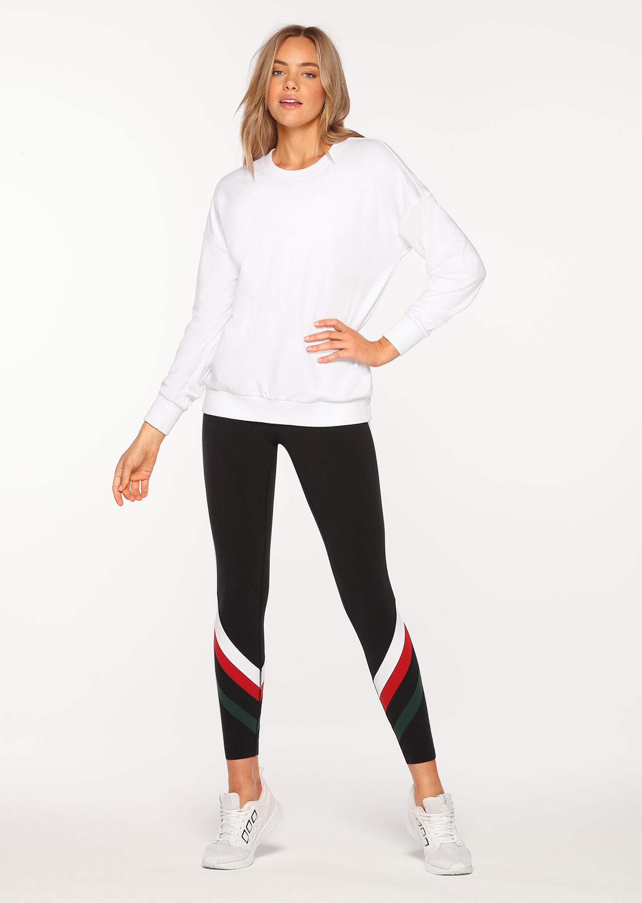 Lorna Jane Xena Slouch Sweat - White