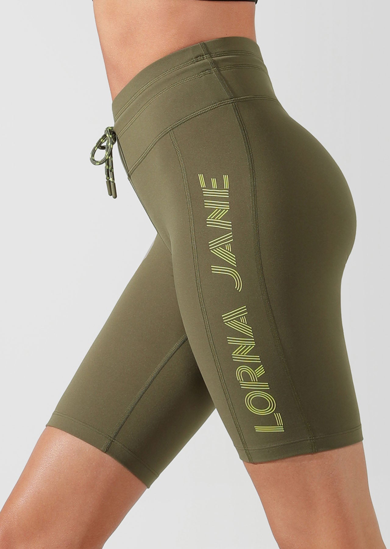 Lorna Jane Yasmin Core Short Tight - Pale Olive