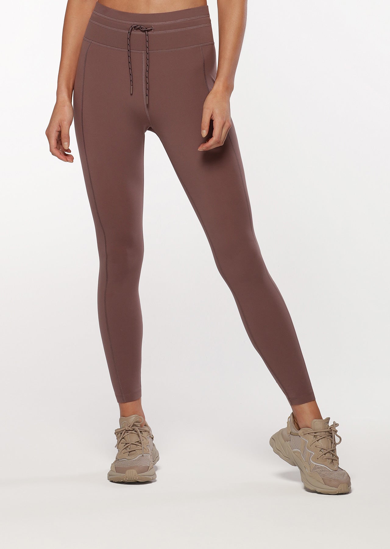 Lorna Jane Yazmin Core Full Length Leggings - Stone