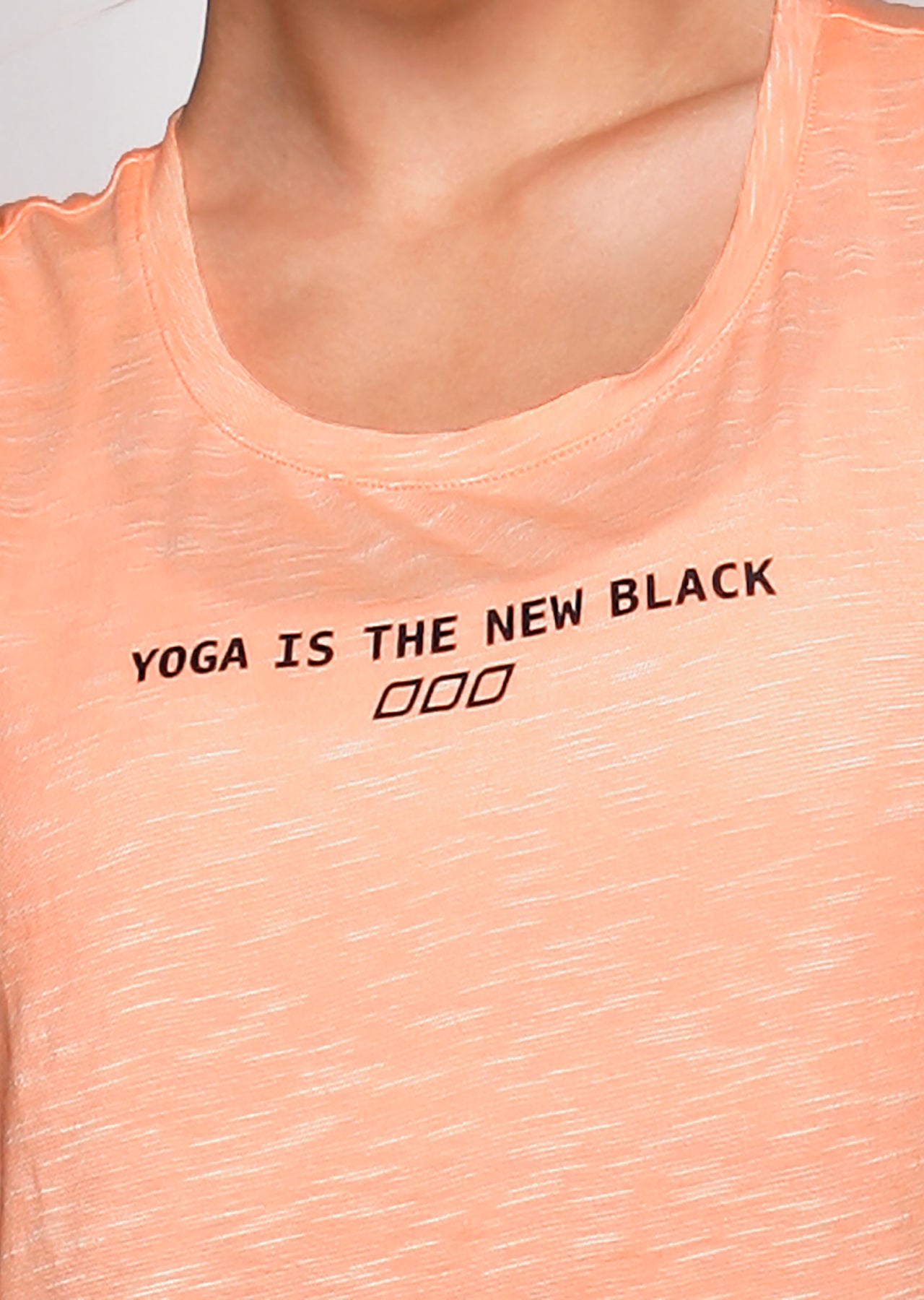 Lorna Jane Yoga Is The New BlackTank - Hot Apricot Marl